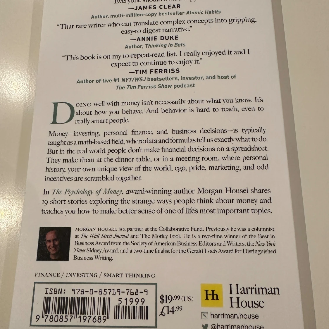 Psychology of Money Book  - 90