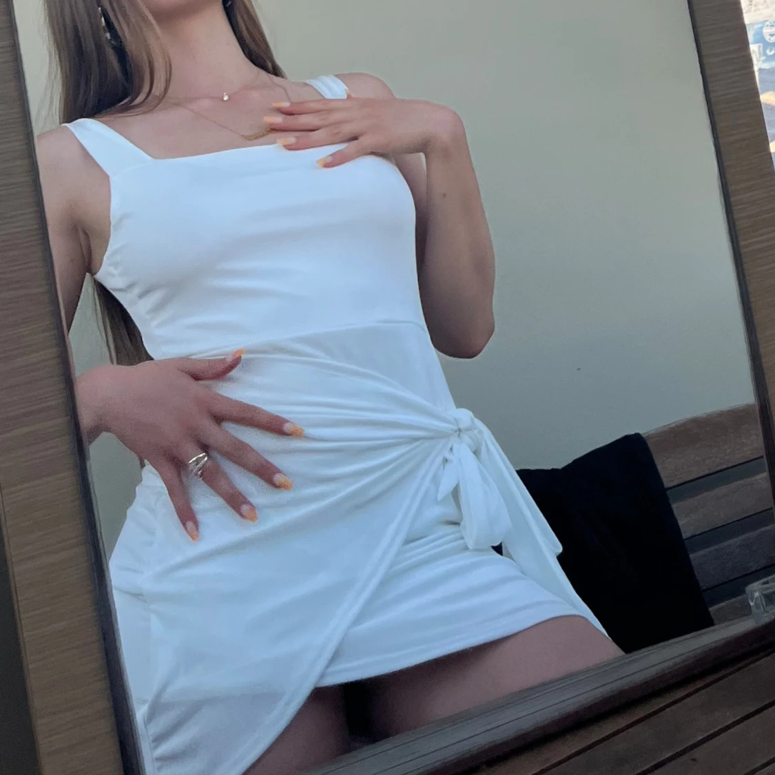 Vit klänning - 90