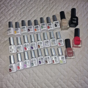 Gelpolish  - Oanvända, 55kr/st eller paketpris