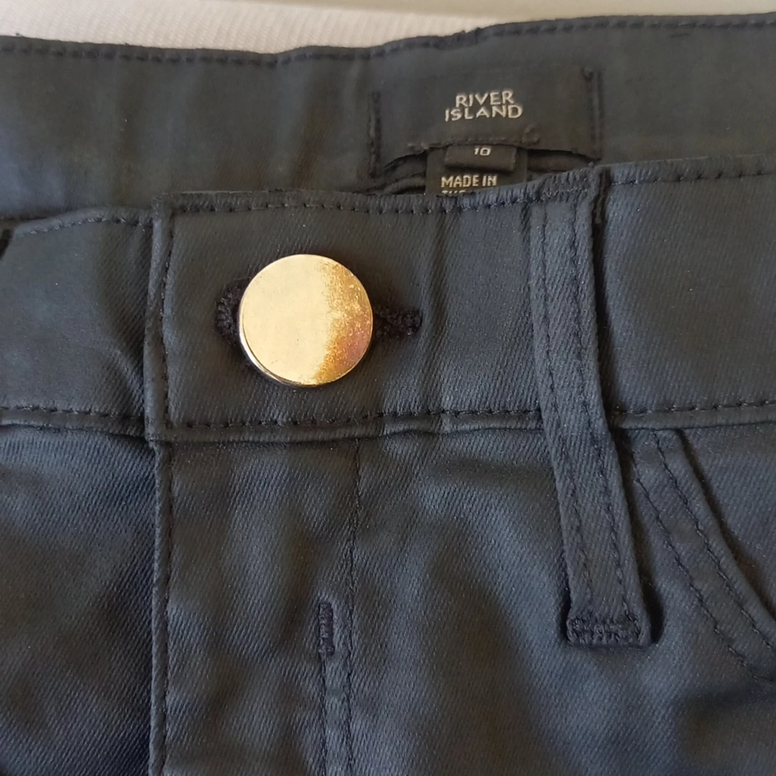 Fake läder/skinn byxor - 90