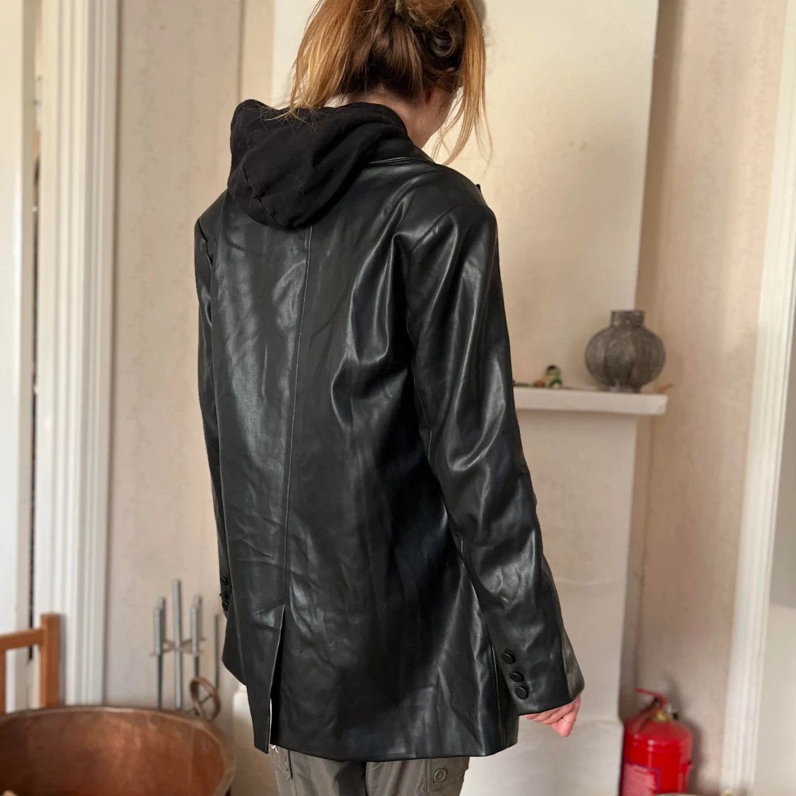 Läderjacka  - 91