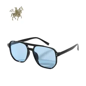 Snygga solglasögon i blå för bra pris perfekt för sommaren. Helt nya aldrig använda kommer med påse  