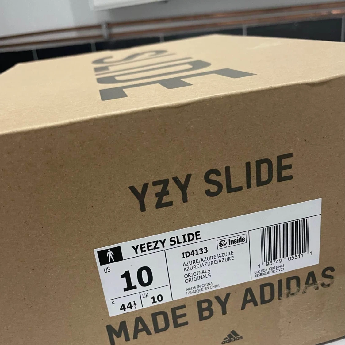 Yeezy slides azure - 93