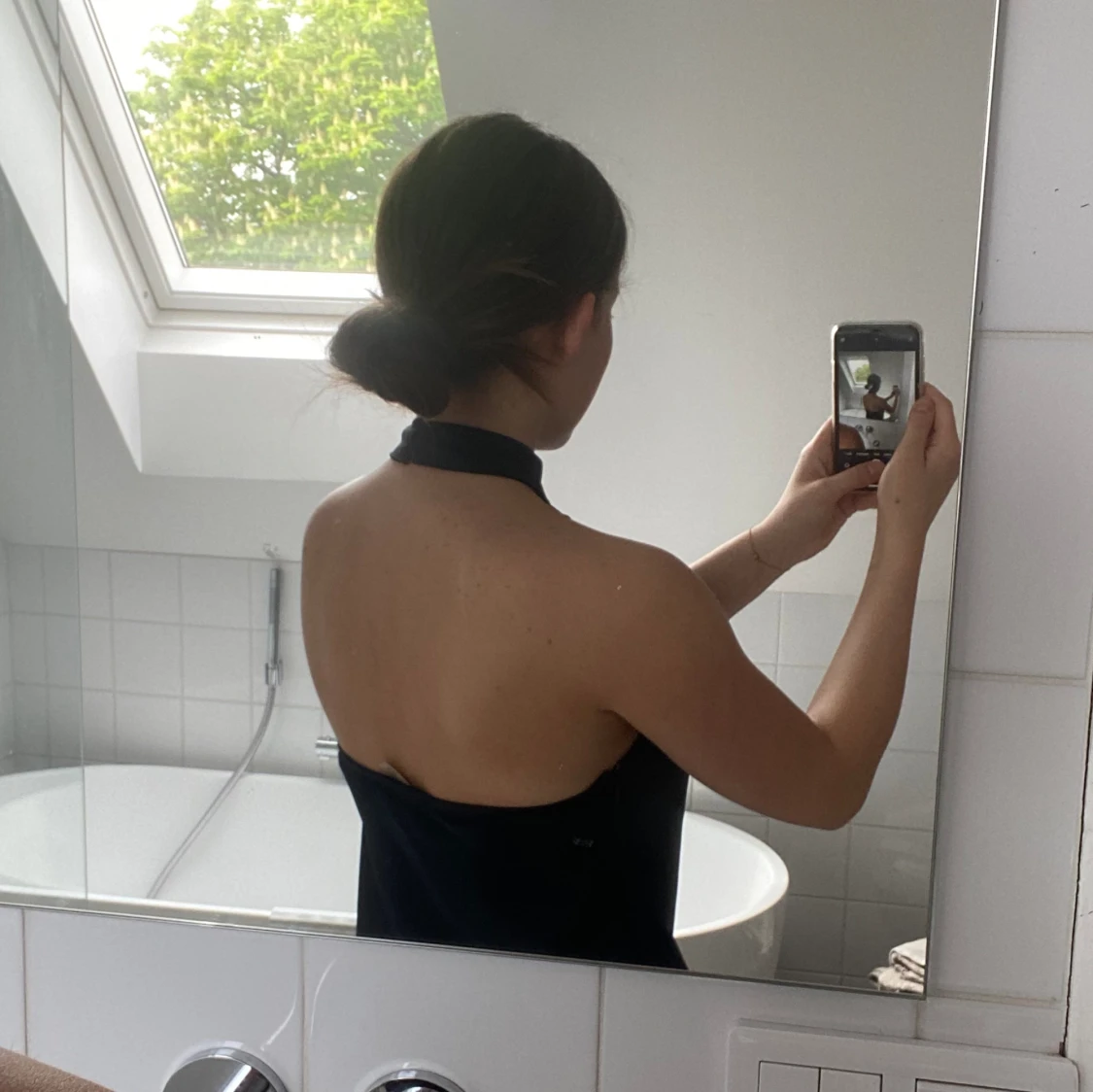 Halterneck topp - 90