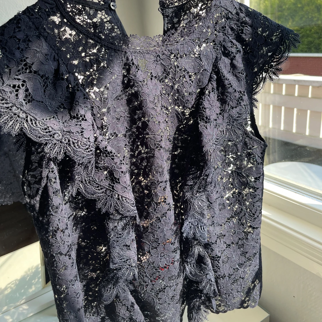 Marinblå zara blus  - 90