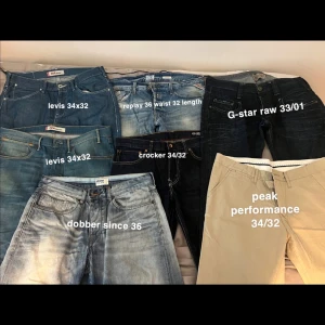 byxor( herr) - Knappast använda byxor, 180 kr per byxa.