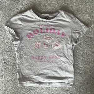 Kort tröja från hm - Xs(160) kort från hm ljus blå