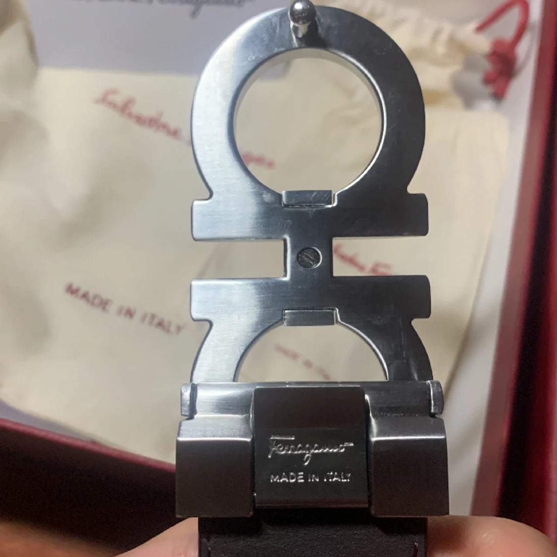 Ferragamo bälte  - 90