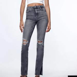 Säljer mina jätte snygga gråa jeans från zara i storlek 34. De är nästan helt oanvända. Köparen står för frakten. 