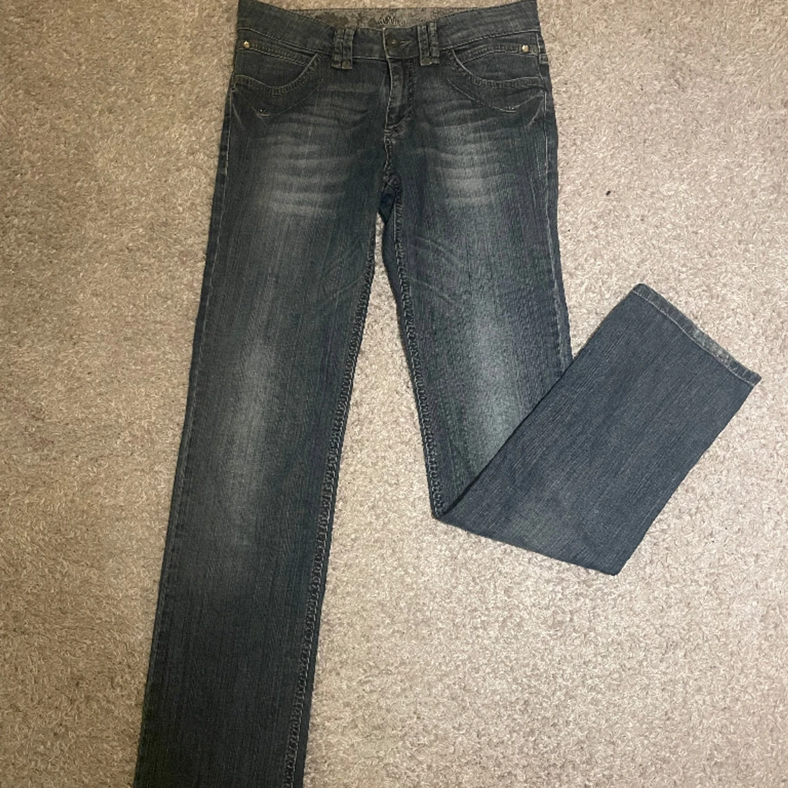 Lågmidjade jeans  - 92