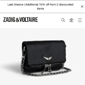 Zadig & Voltaire väska  - Säljer denna fantastiska väska då den inte kommer till användning, inga defekter❤️nypris 2500kr