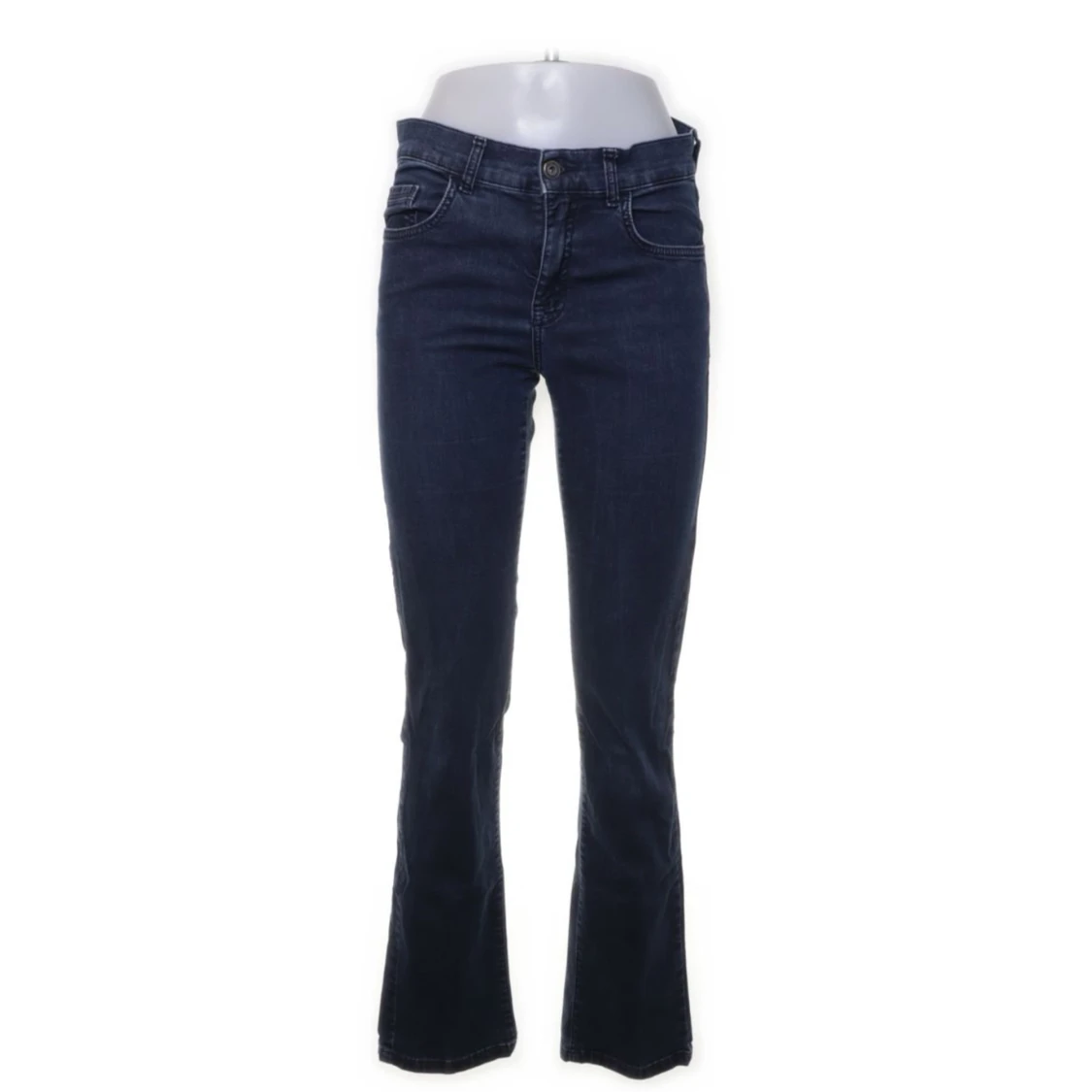 Lågmidjade mörkblåa jeans - 91