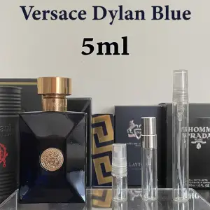 Säljer 5ml av  Versace Dylan Blue 🍋🌊🌿 89kr Kontakta mig gärna om du är intresserad Kontakta mig även om du vill köpa fler än 1 dekant så löser vi det✅