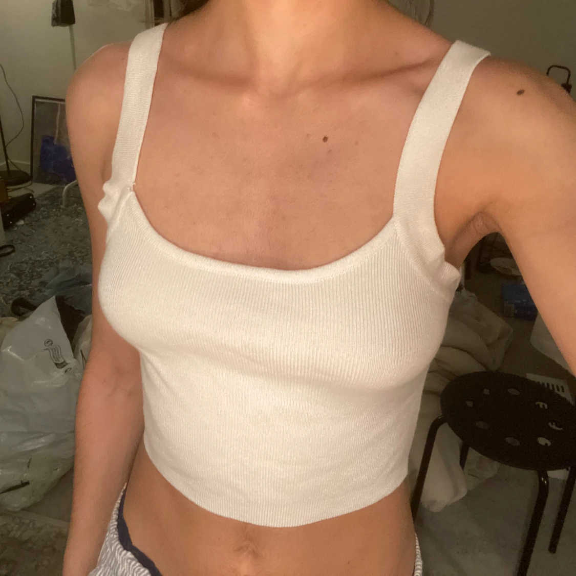 Ribbad tanktop  - 91