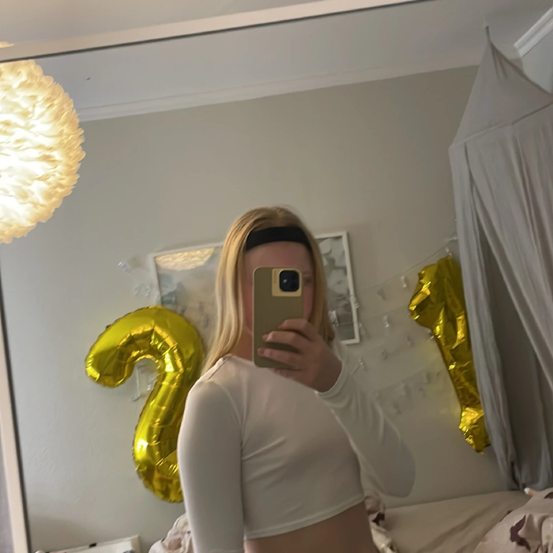 vit kort tröja - 91