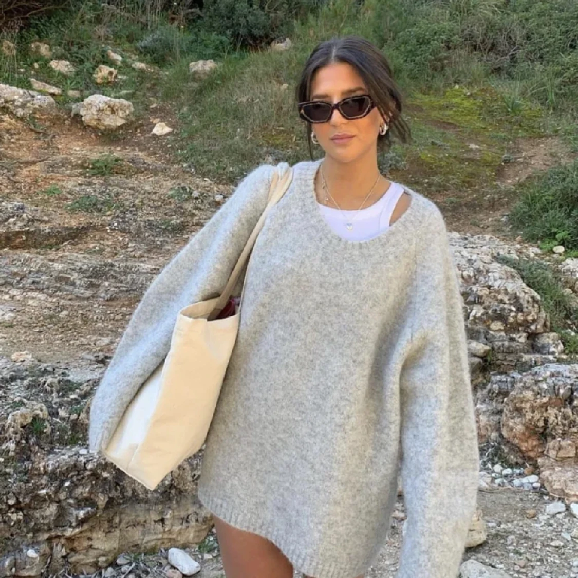 Stickad tröja  - 90