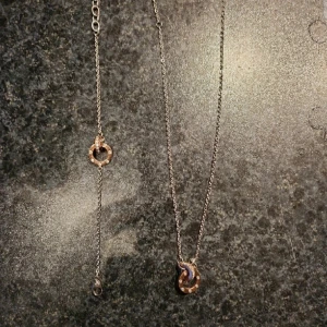 Set armband och halsband - Fin set från edblad, kombination silver och guld färg