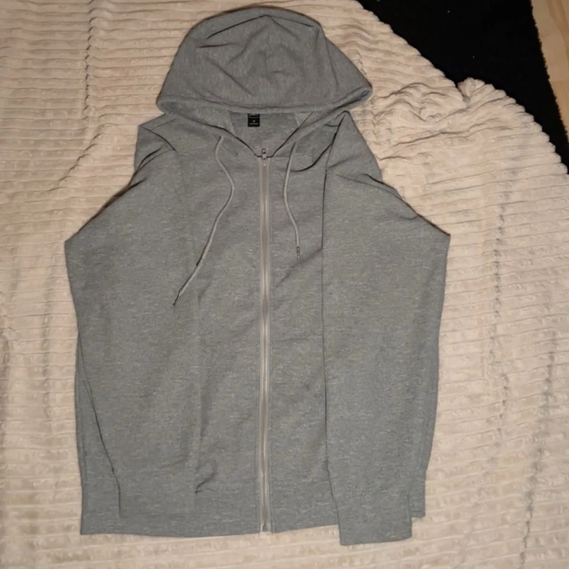 Mysig oversized grå hoodie - 90