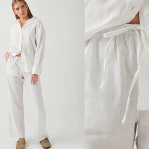 Linnebyxor  - vita linnebyxor från Gina Tricot, använda max 3 ggr. 💗 strl xs 