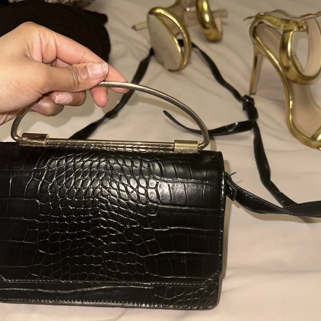 Svart handväska  - 90