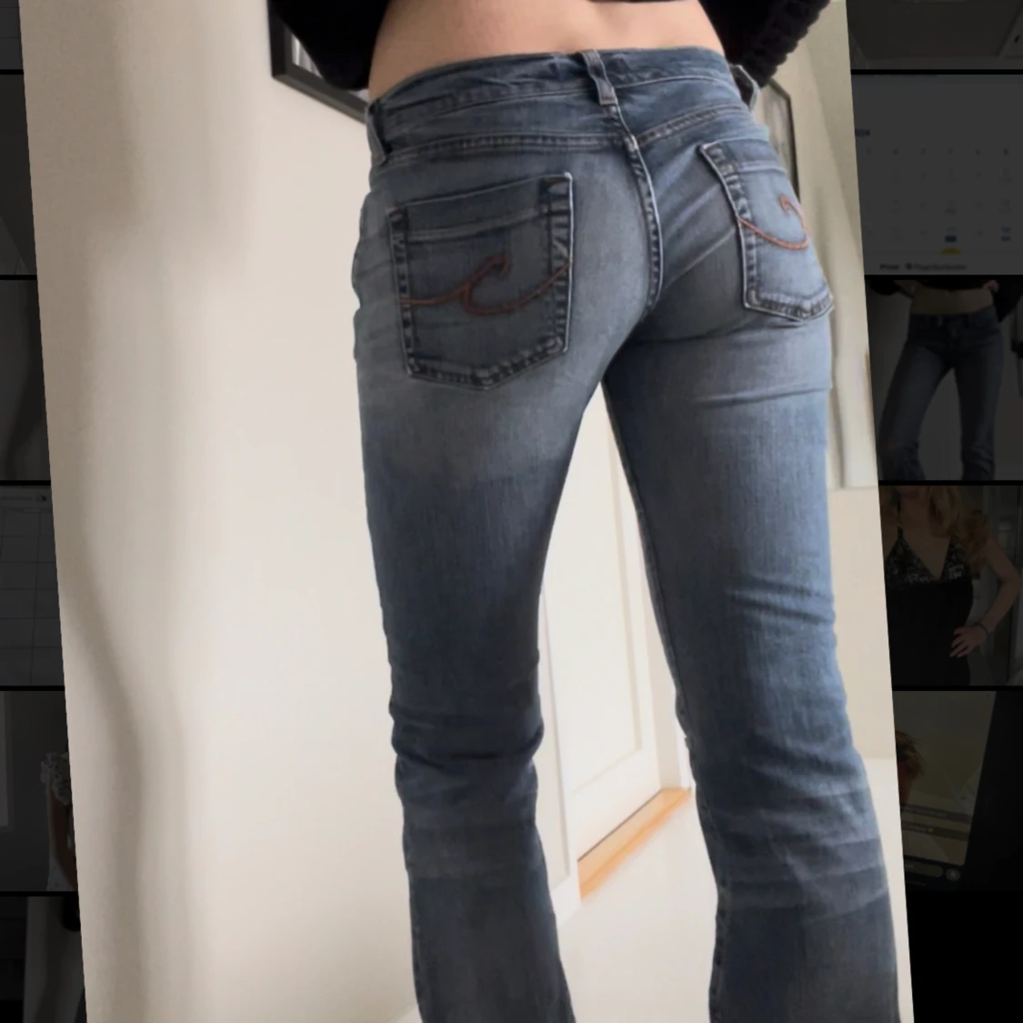 Lågmidjade jeans - 91