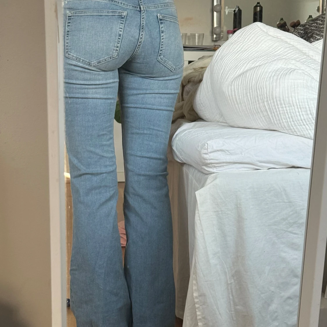 Jeans lågmidjade - 90