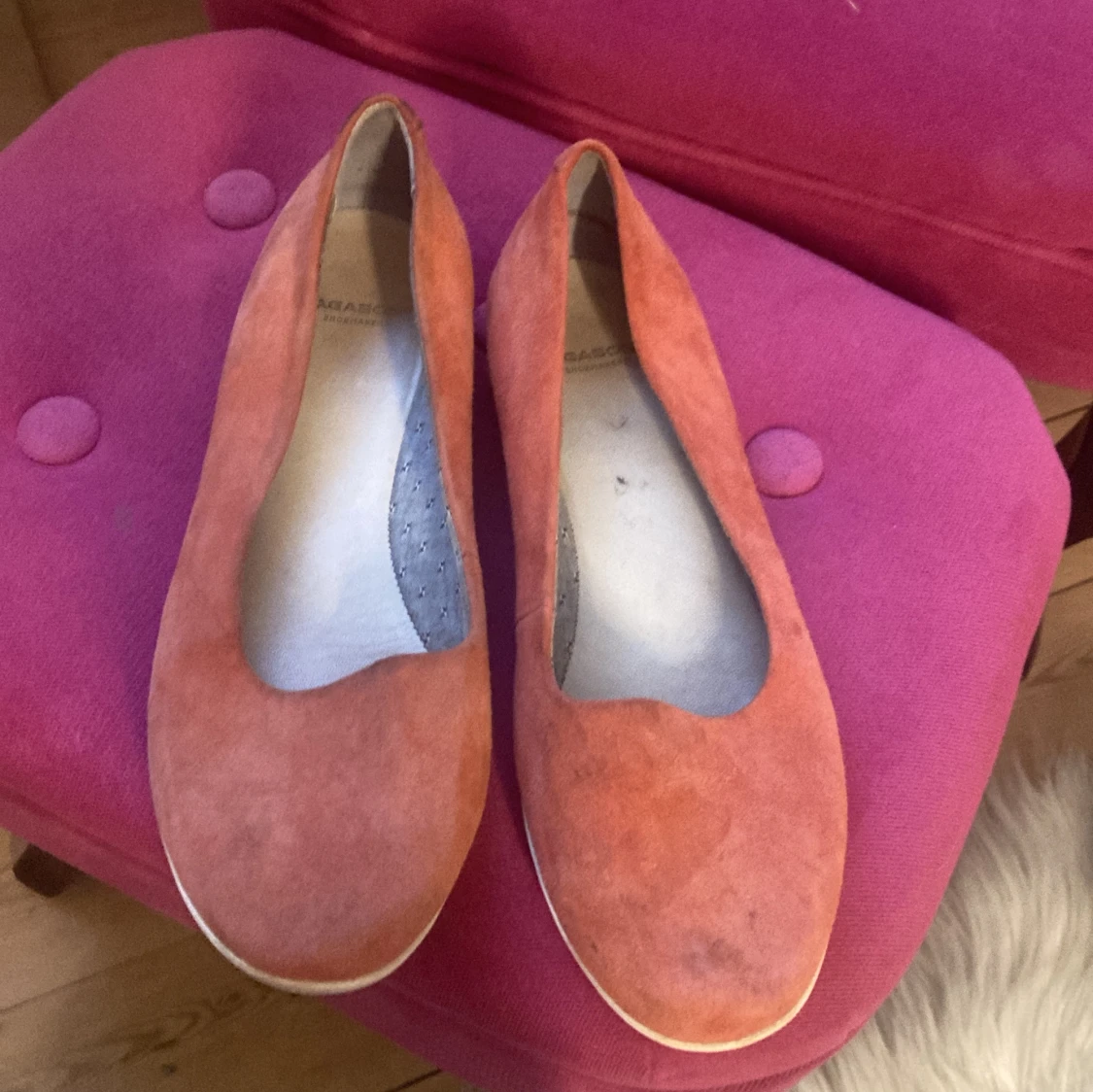 Orange ballerinaskor  - 90