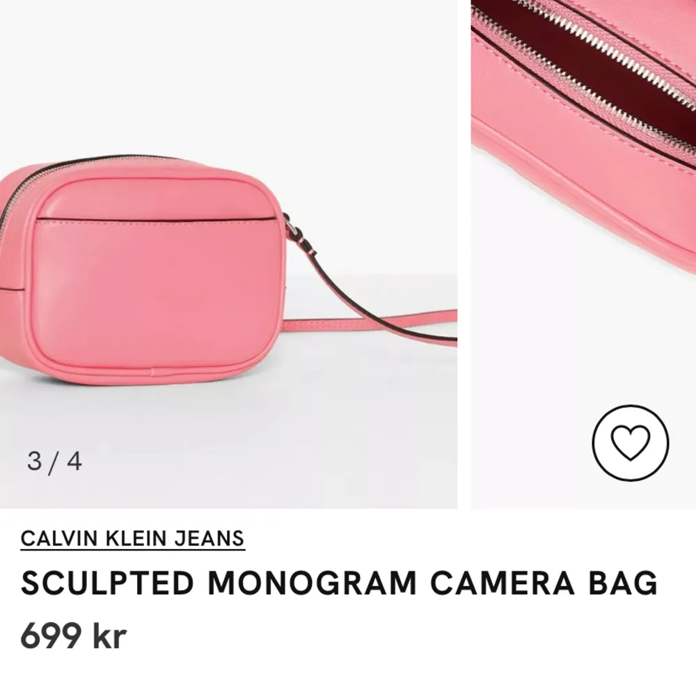 Jätte gullig rosa väska. Aldrig använd. Ny pris 700 kr . Väskor.