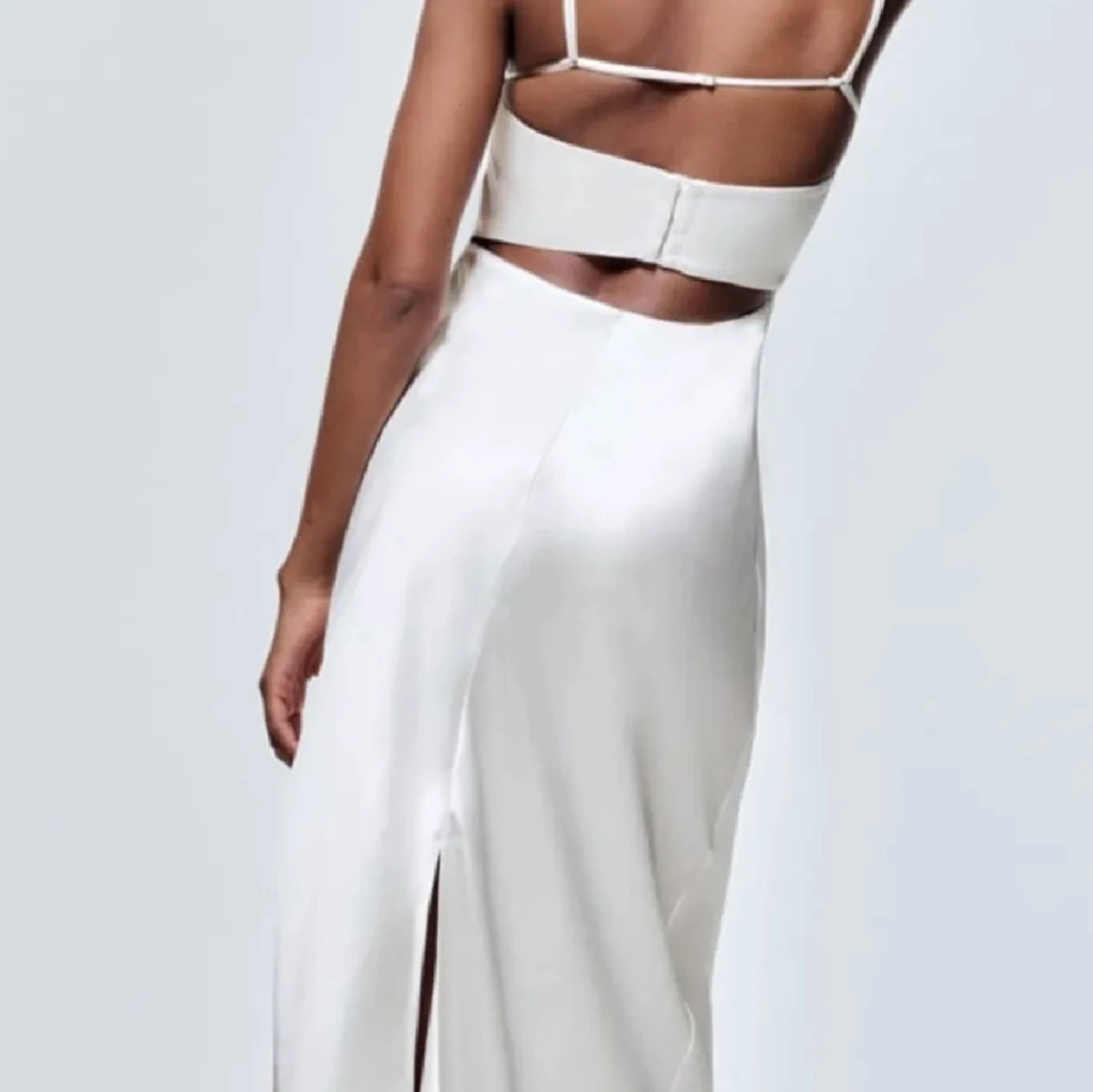 Satin klänning - 91