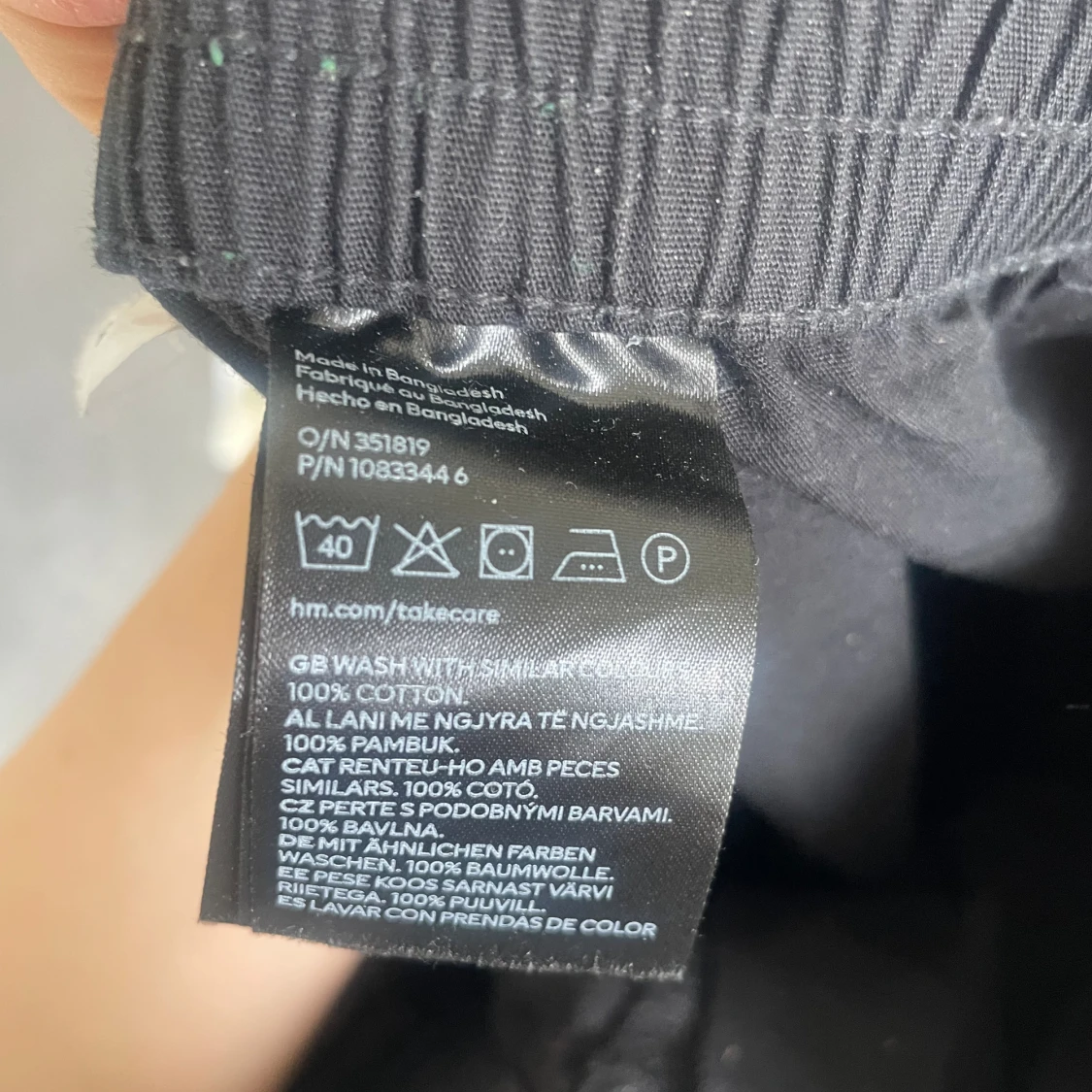 Svarta cargobyxor - 93