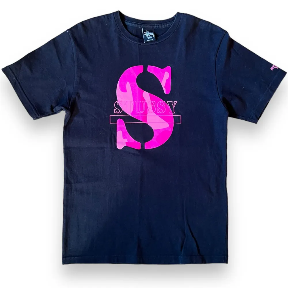STUSSY T-shirt Local Hakata City Chapter Exclusive  Size: S  Centered around STUSSY chapters within Japan, each store releases original colorways in limited editions. STUSSY local colors.  Excellent Condition Measurements Top: Width: 46cm Length: 67c. T-shirts.