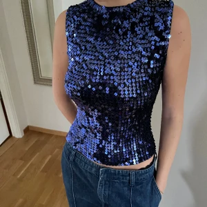 Paljett topp - Paljett topp köpt second hand @tildassellout på instagram
