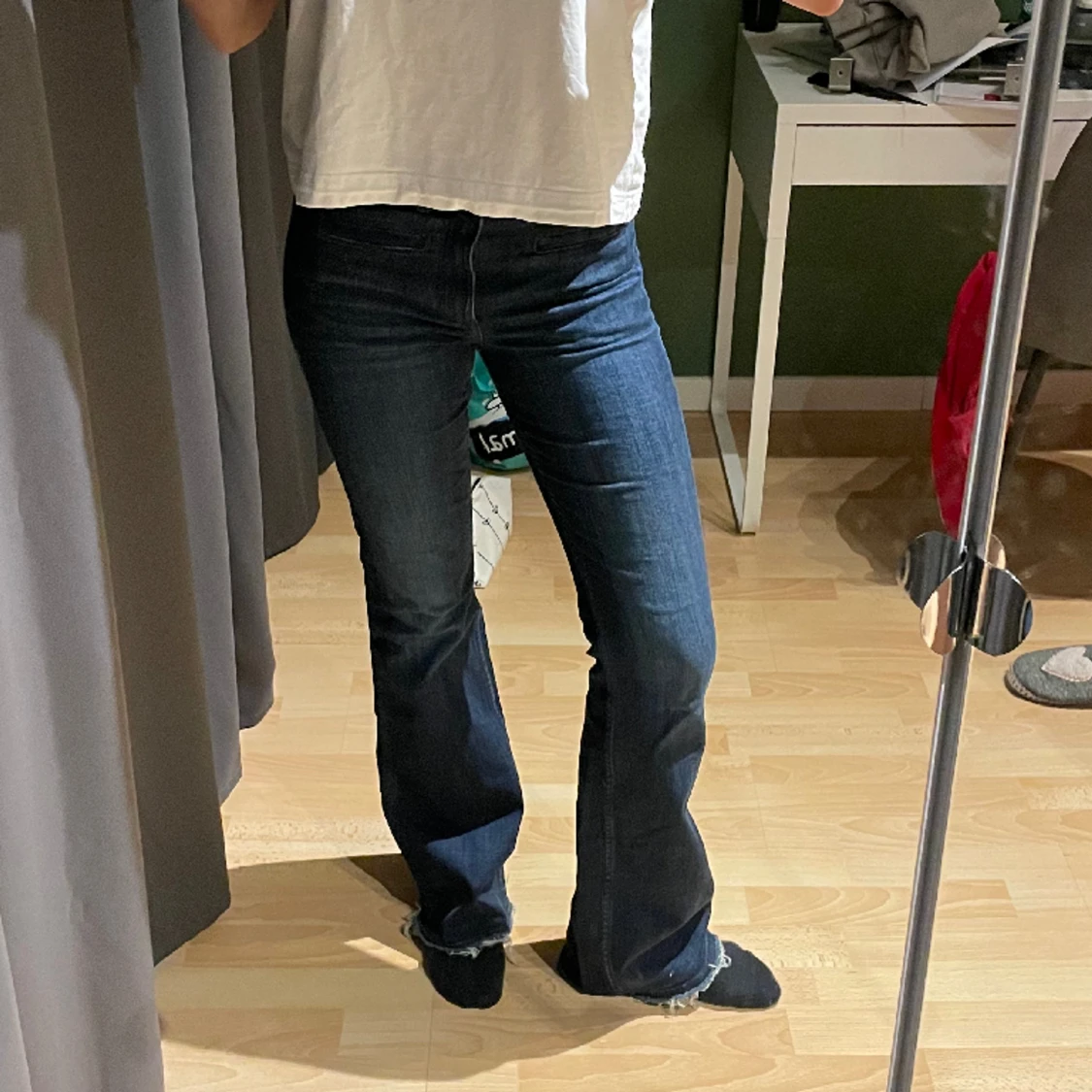 Mörkblå jeans - 90