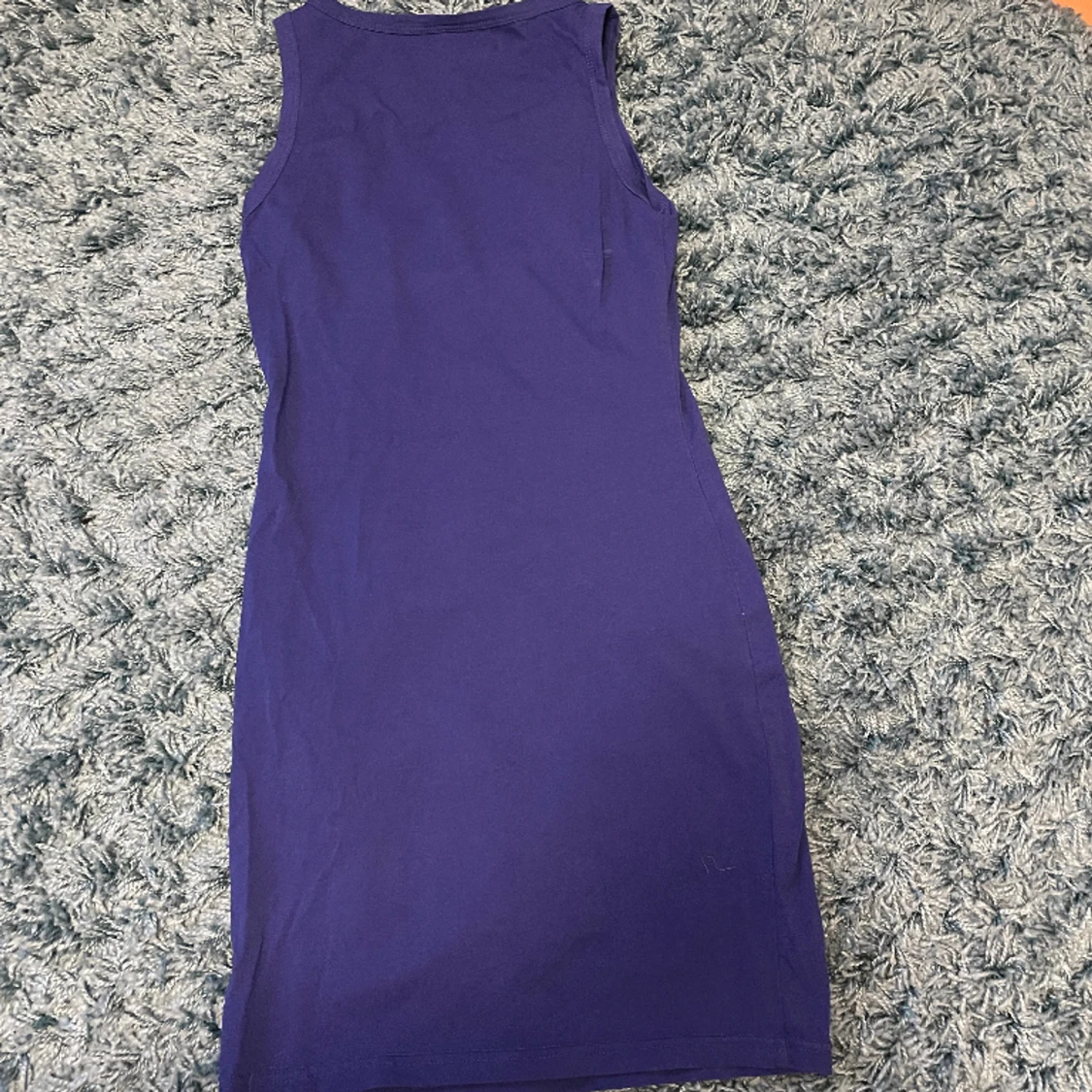 Blå miniklänning - 90