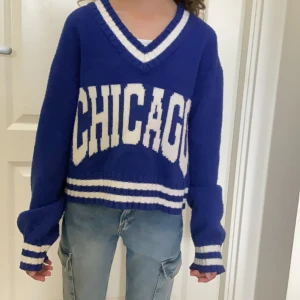 Blå tröja  - Blå oversized tröja  