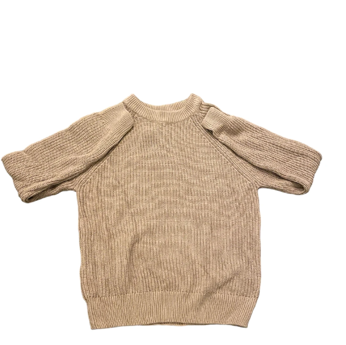 Beige stickad tröja 