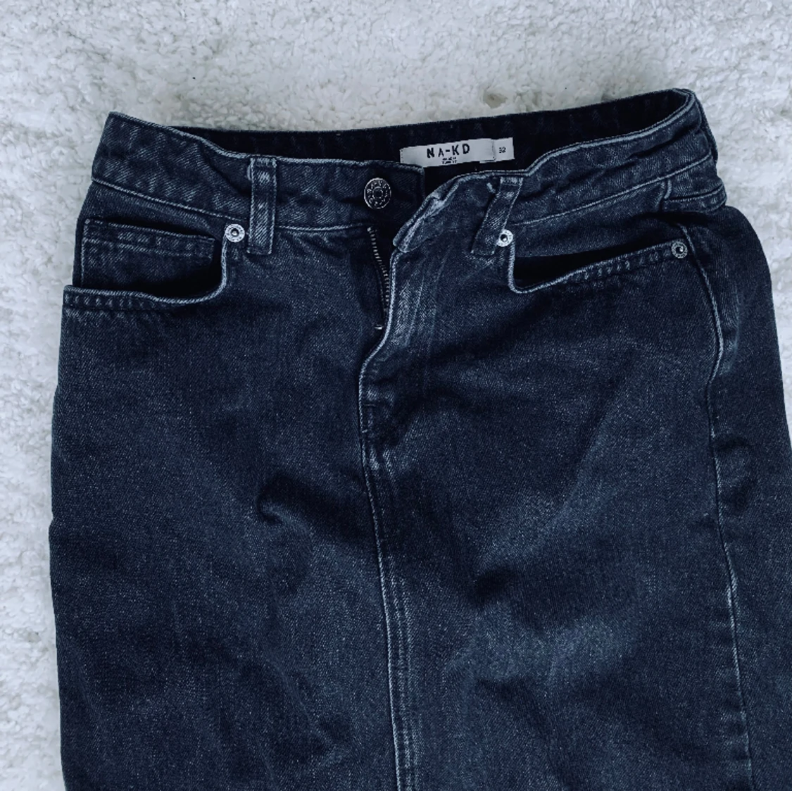 Svart jeanskjol  - 90