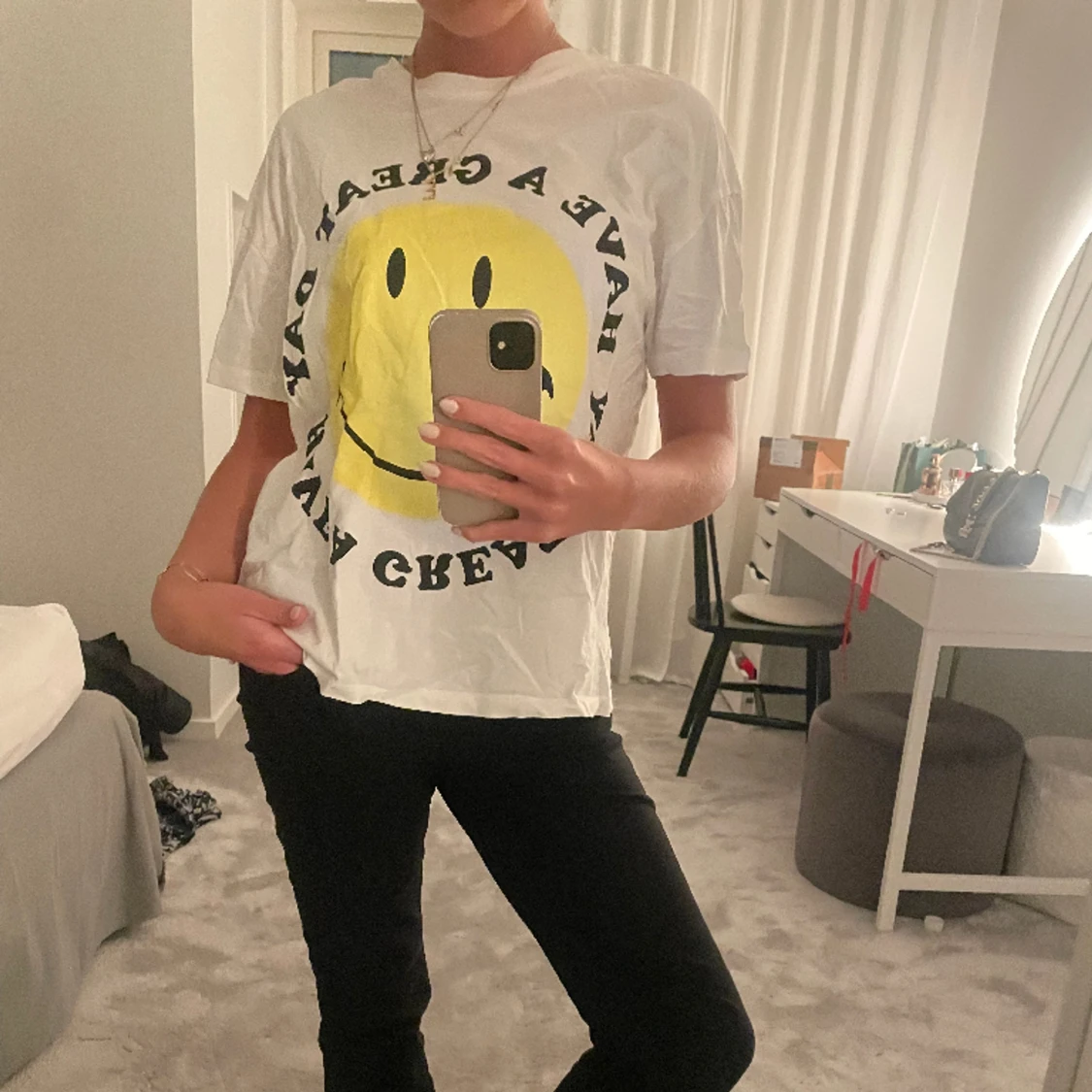 T-shirt med tryck  - 90