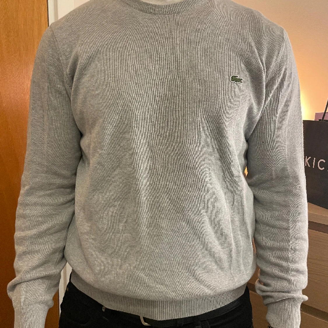 Lacoste stickad tröja 