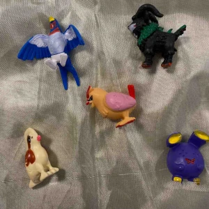 Go Figurer Leksaker  - Ca4.50*200cm /st 29kr/ 5st/ paket  Finns 35 paket kvar i olika 