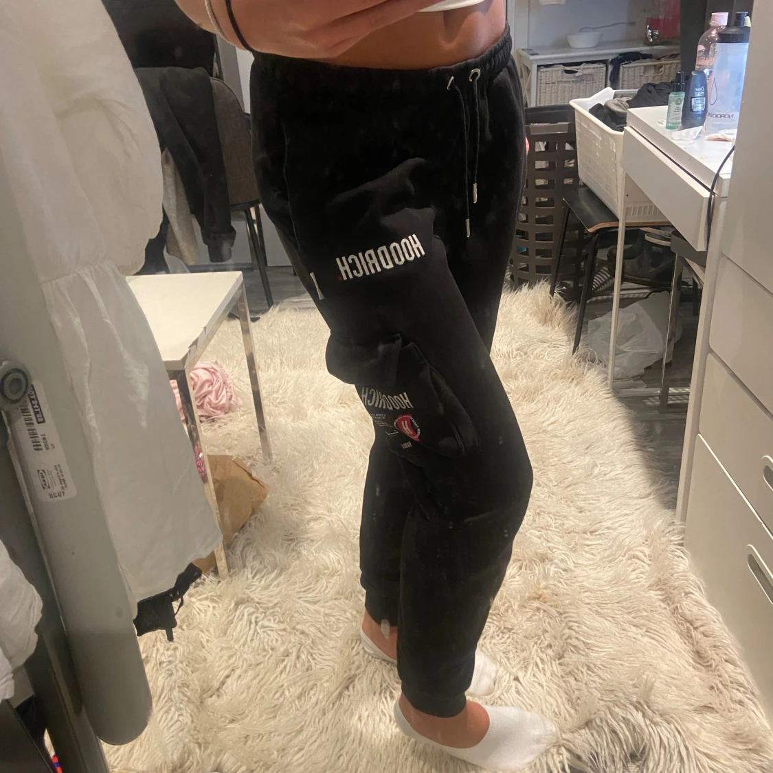 Svart hoodrich tracksuit - 29