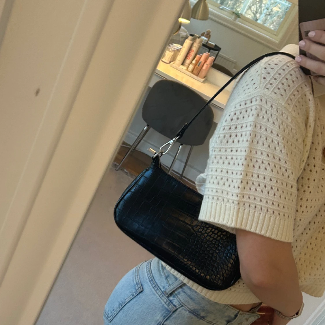 Svart handväska  - 90