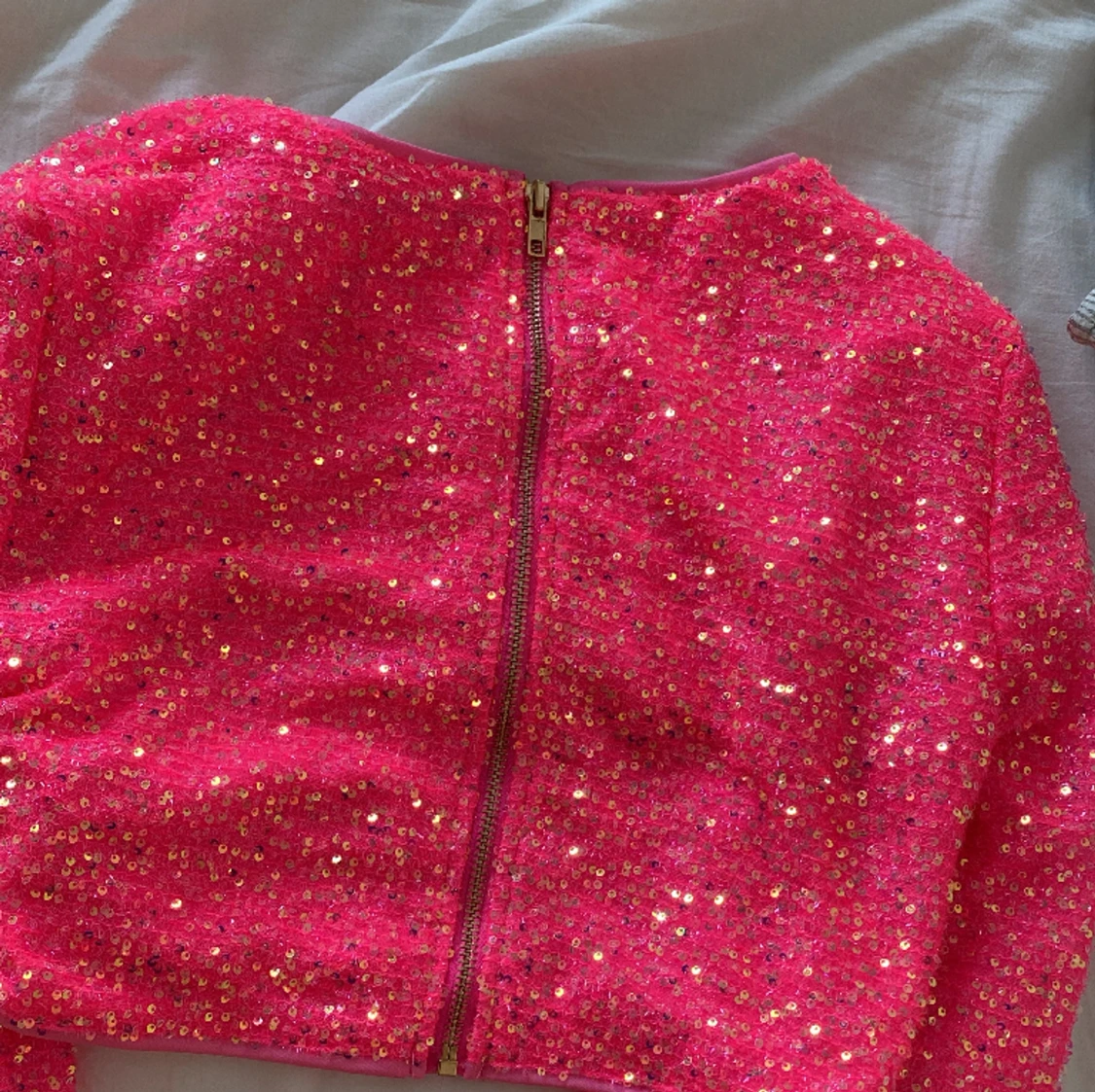 Rosa paljetttopp - 91