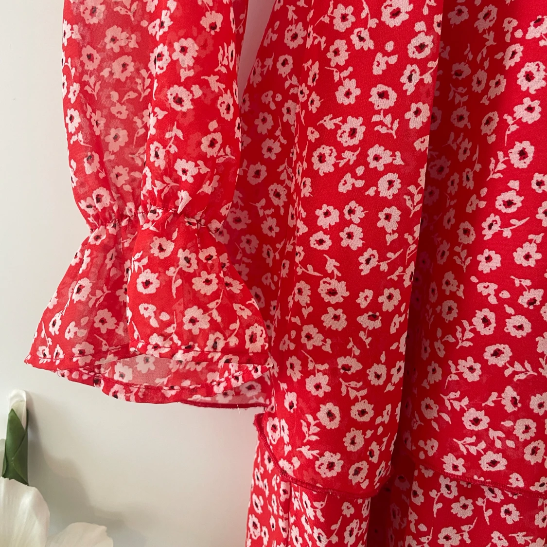 Blommig miniklänning - 91