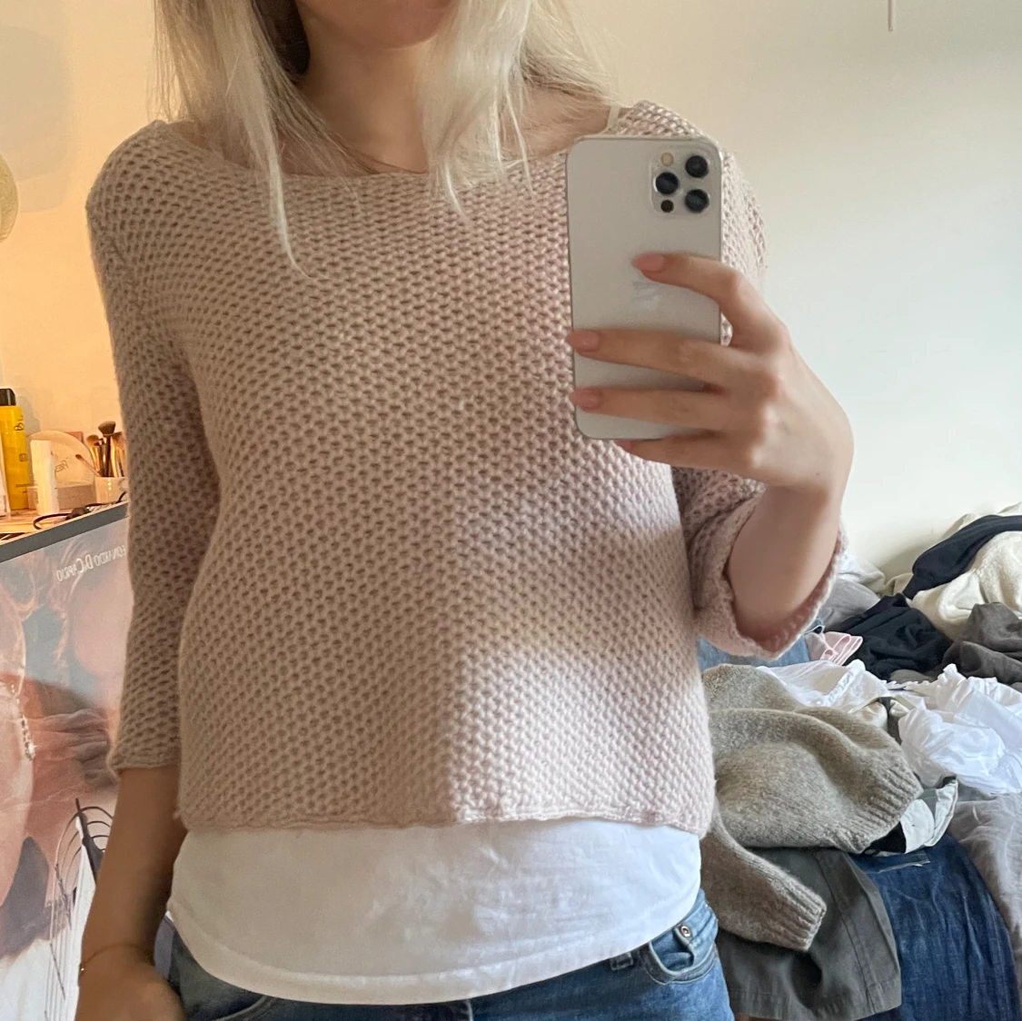 Stickad tröja  - 90