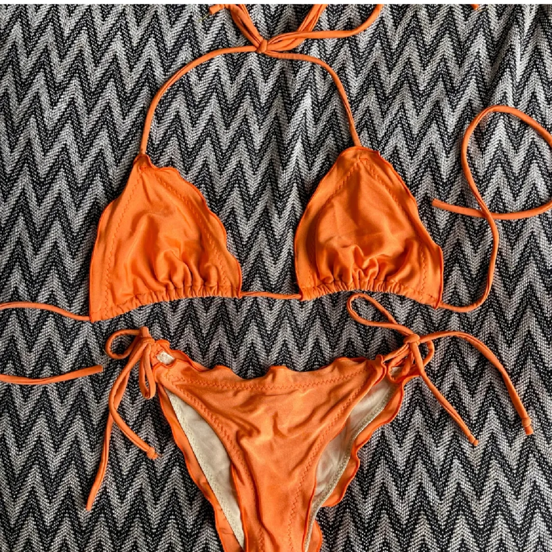 Orange bikini