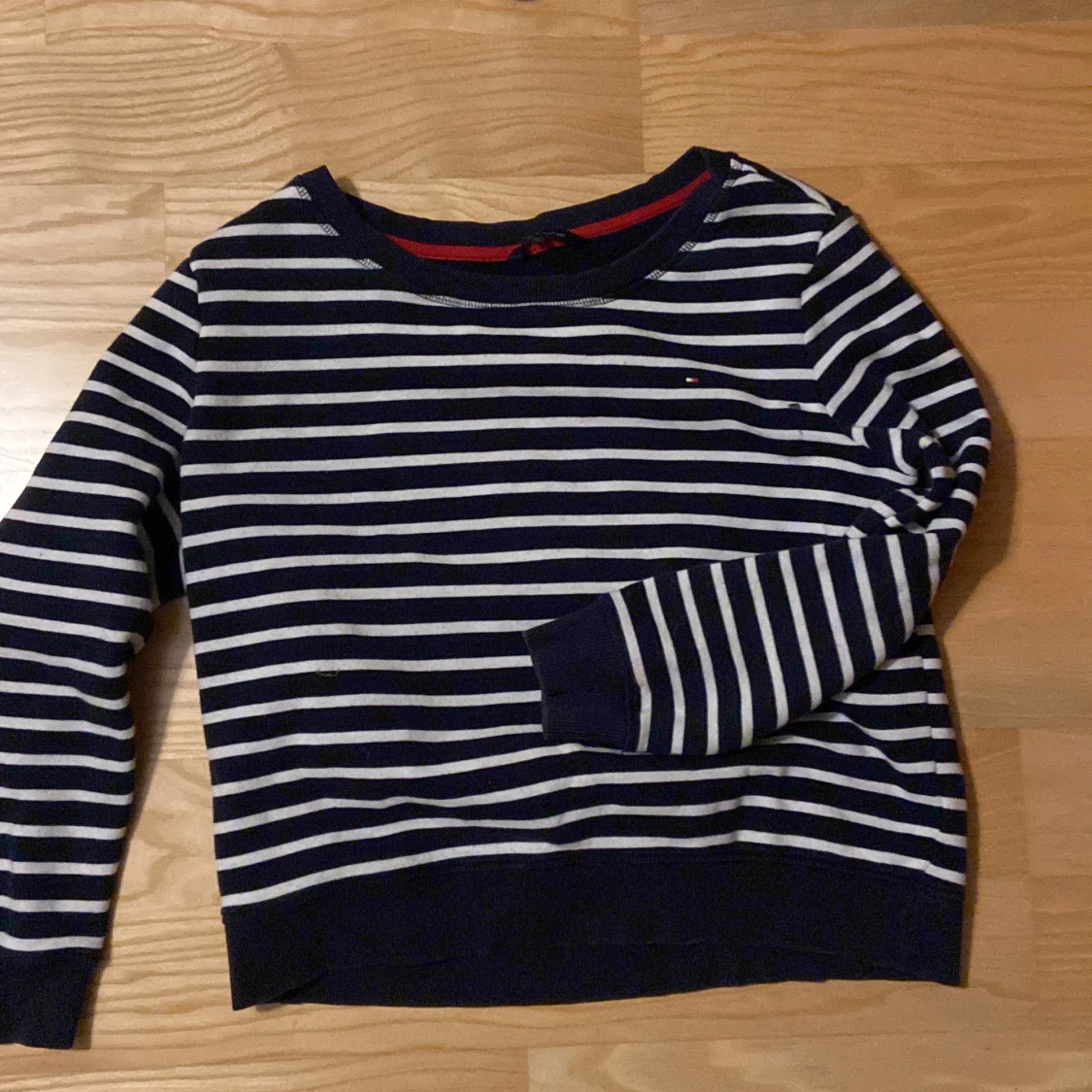 Randig Tommy hilfiger tjock tröja
