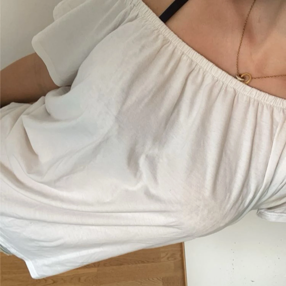 Vit luftig topp - 91