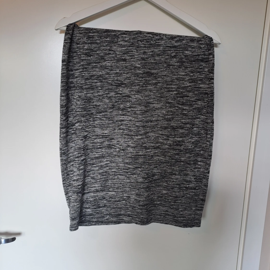Grå Melerad Pennkjol - 90