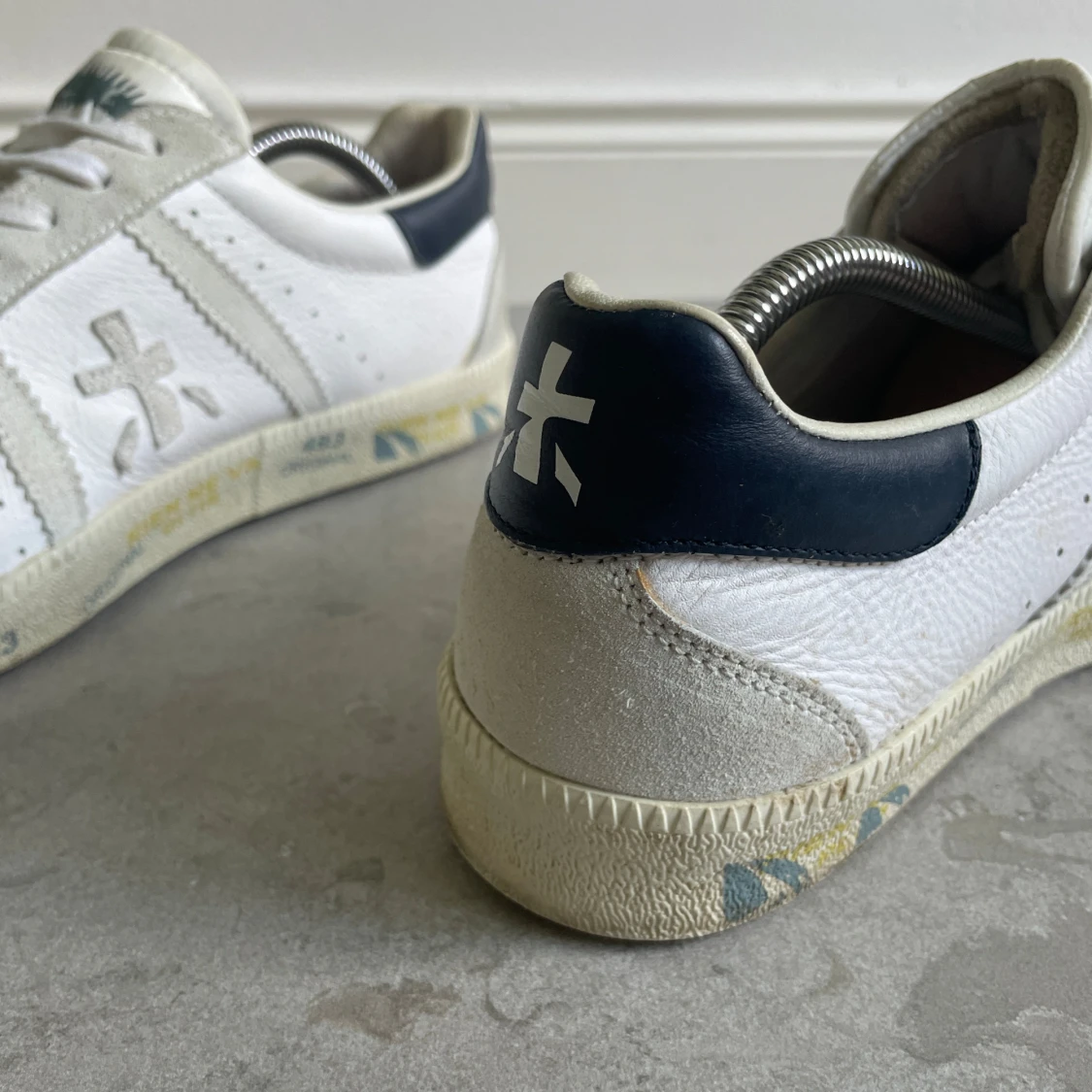 Premiata Sneakers Beige/Vit Mocka  - 92